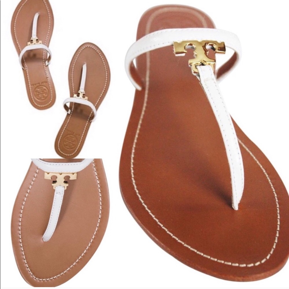 Tory Burch White Thong Sandal
